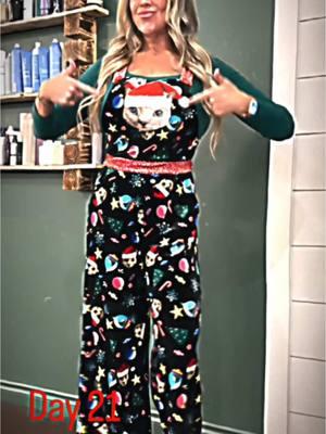 #capcut #capcutholiday 25 Days of Ugly Christmas Outfits 🐱 Day 21 Is that a stuffed Christmas cat on velvet overalls? Yeah!  #bethatfreshsalon #snohomishsalon #millcreeksalon #millcreekbalayage #kevinmurphy #balayage #paintedhair #handpainted #redkenshadeseq #blondebalayage #everett #lakestevens #snohomish #marysville #lynnwood #bothell #extensions #handtiedextensions #jtiedwefts #kevinmurphy #babylights  #capcut #capcutholiday 