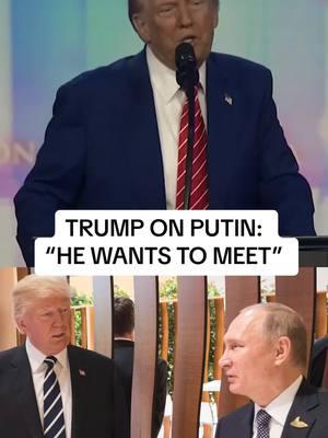 President-elect Donald Trump spoke at AmericaFest 2024 on Sunday. Trump said Russia’s President Vladimir Putin would like to meet “as soon as possible.”  #trump #putin #turningpoint 