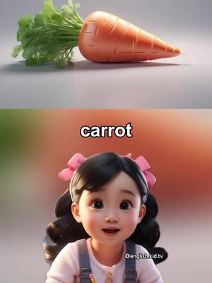 Vegetable in english #l9english #englishteacher#vegetables #vocabulary #englishforkids #kidsoftiktok #LearnOnTikTok