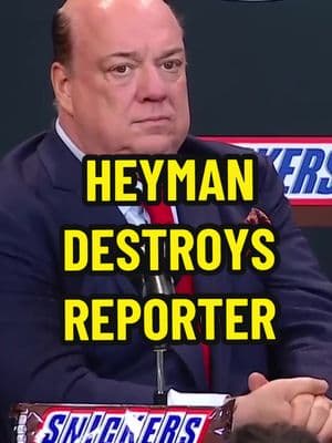 Paul Heyman of WWE destroys reporter at press conference with roman reigns.. @Chris Van Vliet chris van vliet on what happened .. #WWE #wweraw #wwesmackdown #pressconference #wrestling #paulheyman 