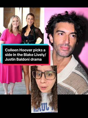 Colleen Hoover picks a side in the Blake Lively/Justin Baldoni drama #colleenhooverbooks #colleenhoover #itendswithus #itendawithusmovie #justinbaldoni #blakelively 