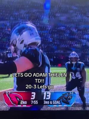 We are cooking rn #nfl #panthers #fyp #td #adamthielen 