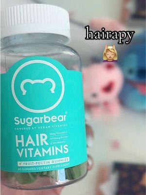 Hair growth routine🩵✨ #hairgrowth #sugarbear 