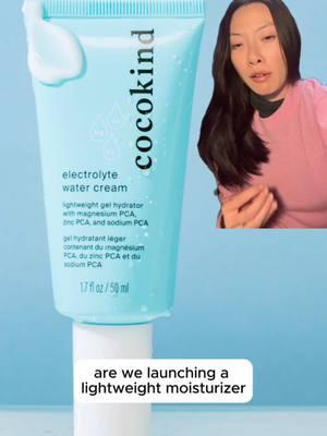 Why are we launching a water cream in the winter? Bc it's THAT GOOD and @Ulta Beauty wanted to bring it in as soon as possible (thank you to our wonderful team here!). Sensitive, acne-prone, oily, or combination skin - this daily moisturizer (am and or pm) is for you!! #cocokind #newlaunch #newproduct #watercream #gelcream #electrolytes #magnesium #lightweightmoisturizer