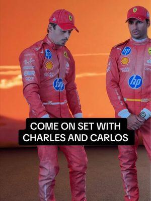 Je suis ton ami = I am your friend 🥺 @Charles Leclerc @carlossainz55 @ferrari #PUMA #ferrari #Motorsport #charlesleclerc #CarlosSainz 