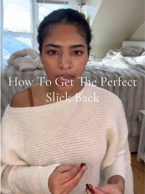 someone asked me how to get the perfect slick back.. here is your answer!  - @Eva NYC Deep Conditioner  @Umberto Giannini Scrunching jelly  @The Mane Choice Edge Control @Fenty Hair Styling tool  - #fyp #fypシ #viral #foryoupage #curlyhair #curls #3bcurls #slickback #trending 