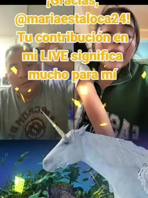 mariaestaloca24, gracias por tu valioso apoyo en mi LIVE. Seguiré esforzándome para crear contenido LIVE aún mejor. @mariaestaloca24 #livegift #unicornfantasy #loveexplosion #starmappolaris #unicorniodefantasía #explosióndeamor 