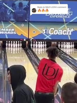 Replying to @WALT-LEON Lucky hit🍀😂 • • • #fyp #explorepage #twohandedbowling #LikeAndShare #CollegiateBowling #lasvegas #viral #trending #strike #davenportbowling #southpoint 