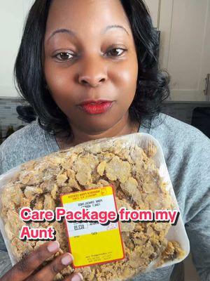 Unbox a care package from my Aunt Nannie with me! Sent from #easternnc #waynecountync to Maryland #carepackage #northcarolinagirl #fypppp 