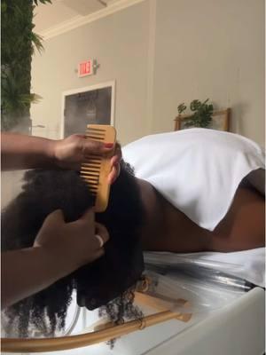 She was worried about how her hair will look afterwards. So we came up with the ending look  #scalpcare #scalpexpert #fyp #asmr #asleep #fypシ゚viral #hairwash #hairtoks #twist #healthyscalp #twostrandtwist 