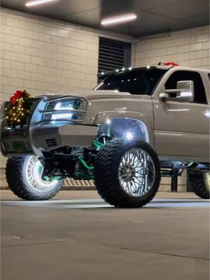 Prove them wrong.  #truck #chevy #silverado #cateye #build #trucksoftiktok #trucktok #pickuptruck #pickup #builtnotbought #cateyechevy #cateyesilverado #christmas #throwback #christmascountdown #christmastree