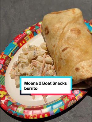 Introducing the boat snacks burrito inspired by moana 2!!! I love this little creation and studio catering co always has the best burritos!! I’m sure this one will be around for a bit so give it a try over in DCA!! #disney #disneyparks #disneyland #dca #festivalofholidays #christmasatdisney #moana2 #disneyfood #disneyfoodie #disneysnack #food #Foodie #foodreview #disneymerch #disneyadult #disneyfan #disneylife #disneytiktok #disneyfyp #fypシ 