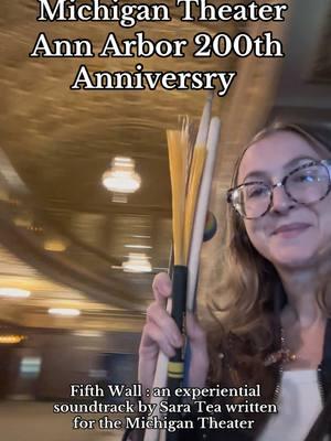 It’s been a year coming but I composed an experiential piece for the bicentennial of Ann Arbor for the Ann Arbor Library Ann Arbor District Library + the Michigan Theater (🔗 in mu bio & below)  with the full story below essentially posing the question “While many soundtracks, songs, and sounds have been played in these walls, has a soundtrack ever been written for the theater alone?” This is first of a series where I’ve created a suggested path with a map you can download to experience it within the The Michigan & State Theaters - Marquee Arts Fifth Wall: A Soundtrack for the Michigan Theater by Sara Tea “Growing up in the 1980s was a time of seeing architectural elements of the 1930s in drab remnants, broken bulbs of uncared for marquees, sloppy layers of paint on top of beautiful woodwork and moldings. Many theaters covered the floors with loud carpets and slapped up 1980s neon signs on top of these once vibrant spaces with no regard for the histories they held. Today, this is not true for the Michigan Theater.  When I had the opportunity to choose the Michigan Theater for this project, my desire was to give the community a chance to engage and hopefully appreciate the space in a new way. While many soundtracks, songs, and sounds have been played in these walls, has a soundtrack ever been written for the theater alone? With this piece comes a digital map of the suggested path of listening with some key spots within the theater that inspire me. The path is merely suggested, but I encourage folks to spend time where they are drawn, curious & sparked.  Often in our busy lives we spend our time consuming spaces without taking an opportunity to reflect on all of the individuals and the hard work that goes into creating something like this in our community. With this soundtrack I’m offering a chance for us to take a moment within the space, to explore and spend time in a way that we haven’t before. In this exchange is a chance to break the “Fifth Wall” between those who create and nurture space, the performers, and those who come to experience it.” - Composer Sara Tea #annarbor #annarbormichigan #michigancheck #thingstodomichigan #michiganders #michigander #femalecomposer #femaleproducer #womeninsound  #experimentalmusic #soundtracks #filmlover #cinephile #architecture   @Ann Arbor Film Festival 