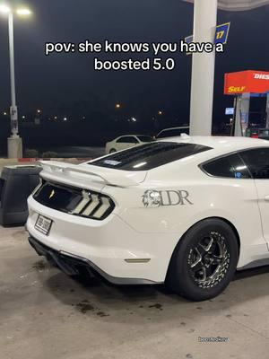 did u guys know i’m boosted yet? #fyp #mustang #supercharged #10speed #ess #texas 