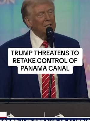 President-elect Trump said he would not let the Panama Canal fall into the “wrong hands.” Trump accused Panama of charging massive fees to use the canal.  #trump #panama #trumppanama 