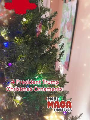 #mrs🍒hotpants #fypシ゚viral #trumpchristmas #trumpsupporters #giftsforher #giftsforhim #surprisegift #mypresident #christmasornaments 