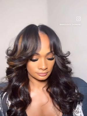 She never disappoints. 🔥😍😮‍💨  Hair stylist| @hairsolovely_chermayne  Extensions| @hairsolovely_  Lashes| @aestheticsxashley  #dallasstylist #hairstylist #newlook #friscostylist #dallas #hairstyles #fallhair #fallcolors #traditionalsewin #texasstylist #foryoupage 