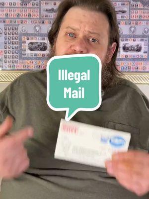 Illegal mail is fascinating #mail #philately #stamps #postalhistory #onthisday #viral #fyp 