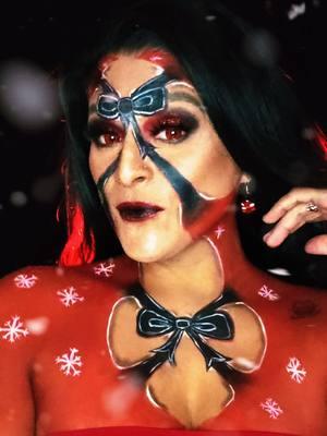 10th Look Christmas Present 🎁  @💄💋NessaLaChingona💋💄 @Wendy Torrence #christmasmakeup #makeuptutorial #christmas #makeupaddict #fulleyelashes #makeupaddict #xmasmakeup #cosplaymakeup #beautykillerz #bk12daysofchristmas 