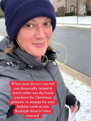 Hand delivery!! #divorce #rudolphtherednosereindeer #holidaycards #singlemom #helpmeimpoor #Running #runner #6miles #cancersurvivor #2xcancersurvivor 