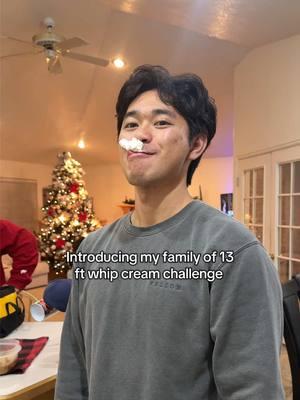 The asian fam is back together🎄🤙🏽minus our lil bro kumen on a mission #meetthefam #christmas #fyp #ut #hawaii #asianfamily #famchallenge #familybonding #introducingme #whipcreamchallenge #funnyvid 