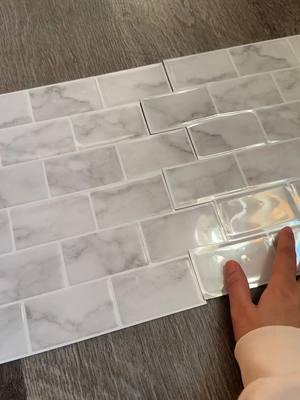 Peel and stick tiles #DIYProject #DIY #DIYTiles #FancyTiles #PeelOnTiles #GlueTiles #Tiles #GarageTiles #GudiyaKafley #ForYou #ForYouPage #Gudiya #Viral #TikTokShop