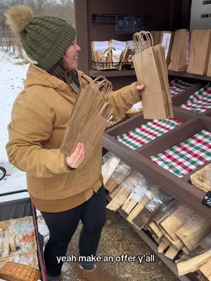 Replying to @AnnieAugust1 last bake sale of the year! also we are moving! ❄️😬😂 #lauxfamilyfarm #farmstand #sourdough #microbakery #handcrafted 