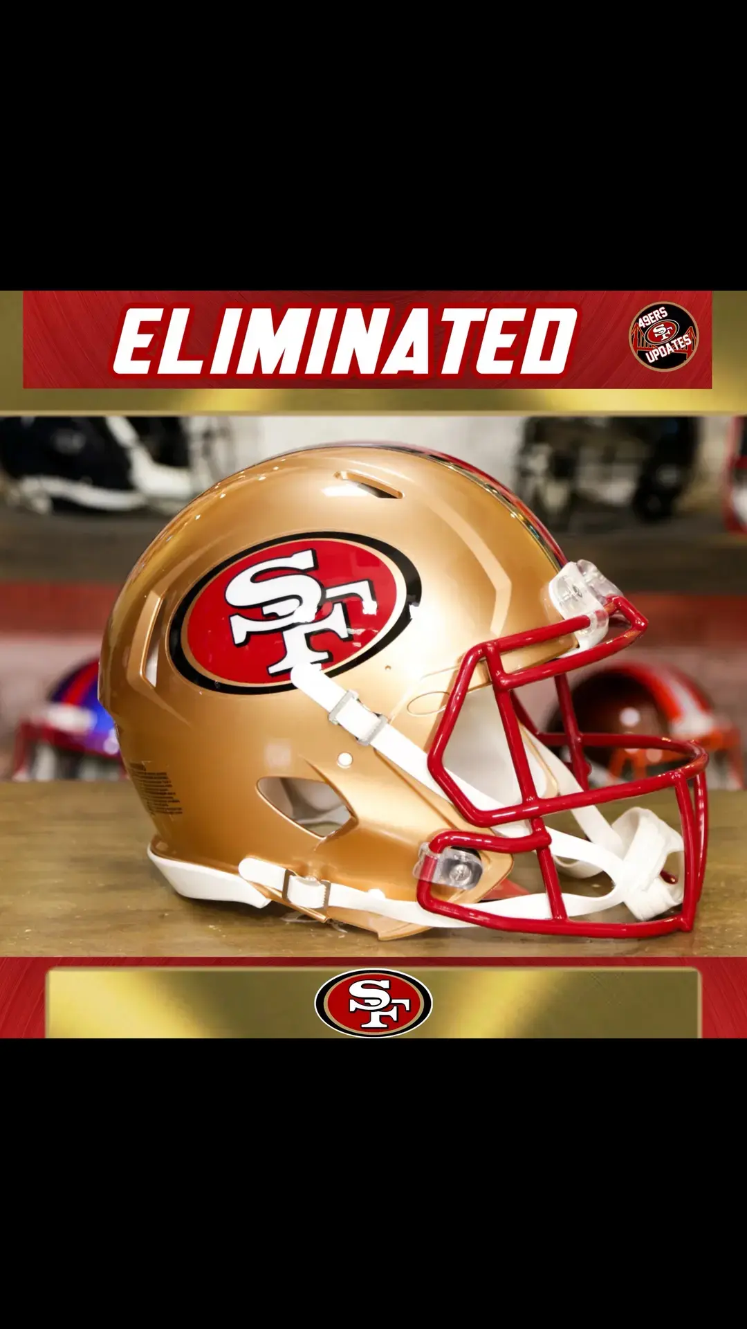 With the commanders win and the rams win. The 49ers are now officially eliminated from the playoffs.  #49ers #sf49ers #49ersfaithful #49ers4life #ninergang #fttb #49ersempire #ninerempire #stayfaithful #ninerfaithful #ninergang #niner #ninerempire #49ersedits #edits #nfl #goniners #ninernews #49ersnews #fyp #viral #49ersfaithful  #sanfrancisco49ers #sf49ers #49ersfan 