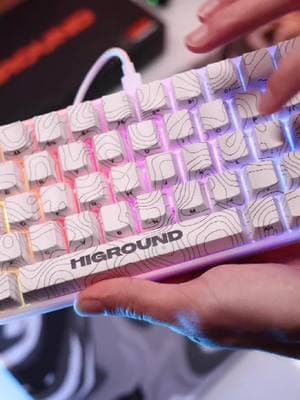 Higround's Snowstone base 65% keyboard is the perfect white aesthetic keyboard for any setup! With it's TTC White Flame switches, you'll have the best sounding keyboard out of your entire friend group! #creatorsearchinsights #higround #higroundkeyboard #higroundbase65 #keyboard #gaming #whiteflameswitch #snowstone #blackice @Higround 