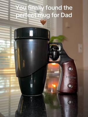 a gift dad will actually use #giftfordad #giftforhim #giftforhusband #dadmug #mug #mugfordad #gunmug #revolvermug #TikTokShop #tiktokshopfinds #giftguide 