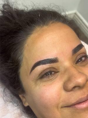 Service provided :  Lamination + tint & wax ✨ Absolutely in love with these 💗 Booking link in bio! Having trouble with the website? Message me on Instagram 🤍 #waxlady #browartist #browlamination #browtint #brows #eyebrowshaping #browwax #azbrows 