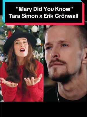 May we always remember the real reason for this season 🎄❤️ Absolutely loved doing this collab with the amazing Erik Grönwall! Check out our full version of "Mary Did You Know" on my YouTube channel. @erikgronwallofficial @Tara Simon Official  **Special thanks to producer Jona Tee (IG: @jonatee) for your hand in making this come together so beautifully.  #christmasmusic #musiccollab #marydidyouknow #singbetter #learntosing #vocalcoach #howtosing #singinglessons #foryoupage 