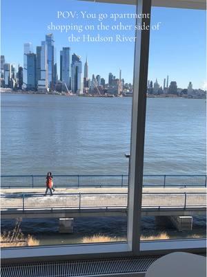 The way that my jaw dropped… I’d be a jersey girl in a heart beat for this building 😲 #hobokennj#nycviews#nyclife#hoboken#hudsonriver#apartmentshopping#apartmenthunting 