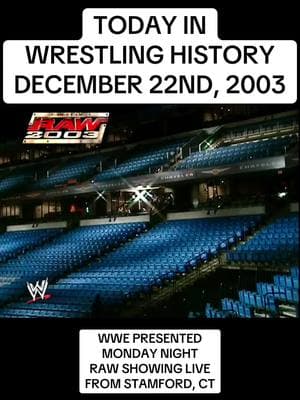 #TodayInHistory #WrestlingHistory #WrestlingMoments #2003 #WWE #MondayNight #Raw #Program #Opening #Segment #WrestlingTok #WrestleTok #BachPac  