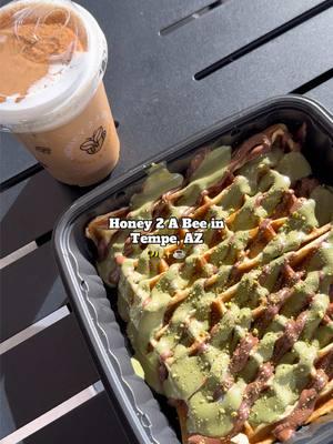 ✨CREPES & COFFEE✨  satisty your sweet tooth at Honey 2 A Bee 📍1000 E Apache Blvd Tempe, AZ  #coffeeshops #phoenixarizona #tempearizona #arizonaplaces #arizonacoffee #fyp 