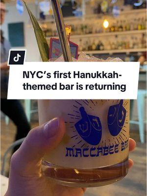 Happy (almost) Hanukkah, NYC! Don’t miss all thw good deinks and bites Maccabee Bar is serving up this holiday season. 💙❄️ #mysecretnyc #nycbar #nycbars #nycrestaurants #holidaybar #happyholidays 