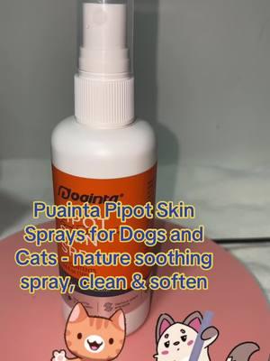 #Puainta #pipotskinspray #Sprays #paraperros y #gatos: #calmantenatural , #limpia y #suaviza, #reducelapicazón y el #rascado
#puaintaus #holidayhaul #TikTokShop #tiendatiktok 