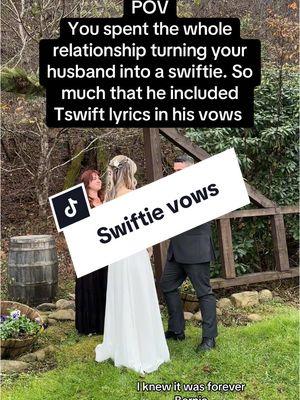 I was enchanted to meet you❤️ . So in love with my swiftie Husband. @chefjared3390 #wedding #taylorswift @Taylor Swift @Taylor Nation #swiftiewedding #weddingvows #weddingvlog #weddingideas #couple #couplegoals #swiftie  Taylor Swift Wedding Taylor Swift Wedding Vows Wedding ideas  Wedding insporation  Swiftie Husband  Swiftie boyfriend 