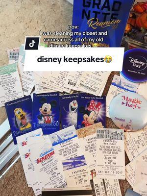 Who knew finding one of my first annual passes, old park tickets, parking slips, and fast passes could send me into a pit of saddness. I miss “old disney”. So grateful for all of these memories! ✨😭🫶🏼🐭 #fastpasses #disneyvintage #annualpassholder #disneyland #disneyadult #disneygirl #disney #ogdisney #tbt #vintage #throwback #memories 