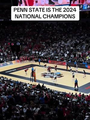 AND JUST LIKE THAT PENN STATE ARE YOUR 2024 NATIONAL CHAMPIONS! 🏆🏆🏆🏆🏆🏆🏆🏆 #nationalchampions #ncaavolleyball #volleyball 