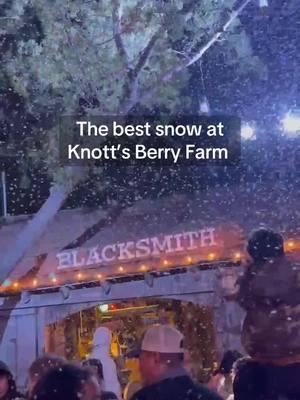 The best snow @Knott’s Berry Farm . #goofyparkingdave #knottsberryfarm #knottsmerryfarm #themepark 