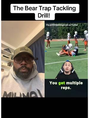 #duet with @vIQtory Sports 🏈 The Bear Trap Tackling Drill! Great drill for developing football players! #footballdrills  #youthfootball #footballcoach #youthfootballcoach #highschoolfootballcoach #highschoolfootball#middleschoolfootballcoach #14ufootball #12ufootball #11ufootball #10ufootball #9ufootball #8ufootball 