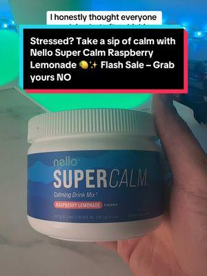 Stressed out? 😩 Feel like you can never catch a break? Let me show you my secret to instant calm: Nello Super Calm Raspberry Lemonade! 🍋✨ I used to be overwhelmed all the time—work, life, everything piling up. But then I tried this drink mix, and wow, it really works. One sip, and I feel instantly more relaxed, focused, and ready to tackle anything! 🧘‍♀️ And guess what? It’s on flash sale right now! 🚨 Don’t miss out—tap the link to grab yours before it’s sold out on the TikTok shop! 🛍️👇 #NelloSuperCalm #CalmInACup #RaspberryLemonade #DrinkForStress #RelaxationInACup #StressRelief #CalmDrink #ChillOutTime #MentalHealthMatters #NaturalCalm #WellnessDrink #HealthyHabits #MindfulnessMoment #StayCalm #SelfCareVibes #DrinkYourStressAway #CalmingDrink #FeelGoodDrink #MentalClarity #HealthyLifestyle #StressFree #RelaxAndUnwind #RaspberryLemonadeVibes #NaturalRelaxation #StressFreeLiving