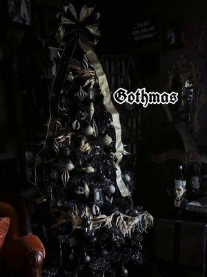 It’s getting merry spooky up in this tomb 🪦🦇🎄 #gothmas #gothchristmas #gothchristmastree #goth #alt #spooky #gothic #xmas #gothic #gothicchristmas #victoriangothic #victoriangothicaesthetic #fyp #foryoupage #fypシ #fypシ゚viral 