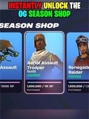 INSTANTLY Unlock the OG Season Shop in Fortnite Season 1😳 (Chapter 6) #fortnite #fortnitelife #fyp #fortnitechapter6 #gaming #fortniteclips #fortnitebr #fortnitememes #fortnitedance #fortnitefunny #fortnitetips #foryou #fortniteglitch #fortnitehowto #GamingOnTikTok #viral #viraltiktok #fortnitestrats #fortnitenews #fortnitenewseason #relishh 