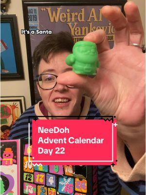 Peace, love, and squishy delights! Join me for Day 22 of my NeeDoh Advent Calendar as we count down to Christmas! 🎄🎅🏻🎁 #christmascountdown #christmascountdown2024  #AdventCalendar #NeeDohAdventCalendar #Needoh #schylling #schyllingtoys #softsquishy #sensorytoys #fidget #fidgettoys #happyfidgeting #neurodivergent #neurospicy #audhd #weirdalmond  #AlmondOpens @NeeDoh Official @Schylling - NeeDoh, Lava, LPS 