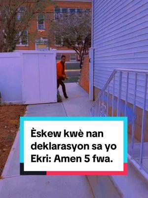 Èskew kwè nan deklarasyon sa yo Ekri: Amen 5 fwa. #prierechretienne #december #prieresinspirees #parolededieu #haitiantiktok #haitian 