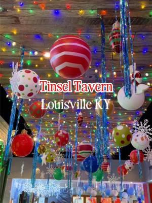 The cutest pop up christmas bar>>>> #popupbar #christmas #christmaspopup #christmastavern #tinseltavern #louisville #placestogo #PlacesToVisit #christmasideas #holidayvibes #holidaydrinks #christmasparty 