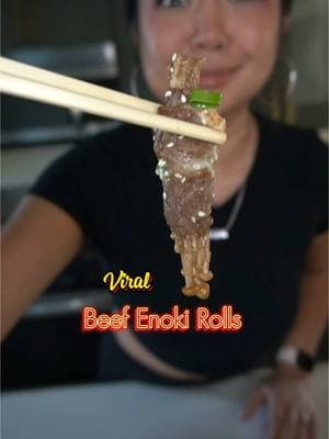 Trying the Viral enoki rolls for the first time 👀  These #Enoki #BeefRolls are not only delicious and easy to make, BUT would also be such an eye-catching dish to bring to your holiday potluck 🎄✨!! Just serve with side of rice or some udon noodles, I promise they’re going to a be a hit 🔥🔥🔥 Full video and written recipe on AngielaEats.com 🫶🏽 Hit the like and follow @angiela.eats if you love trying new #foodtrends too 🙋🏻‍♀️