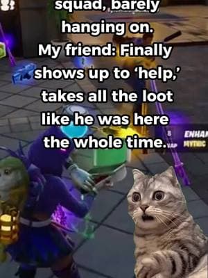 #When you wipe a squad and your friend ‘helps’ by stealing all the loot 😱 #fortnitefails #Meme #MemeCut 